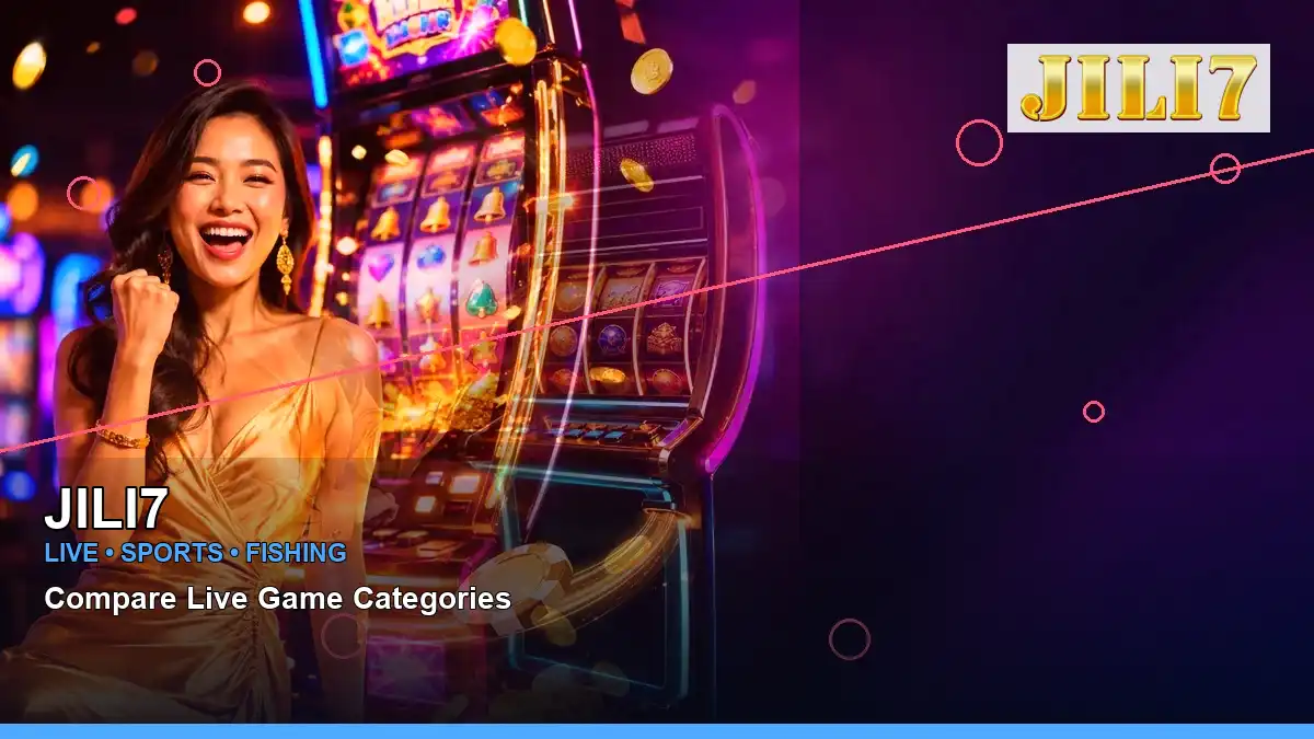 JILI7 left close-up fruit reels online slot games highlighting mobile-friendly casino play